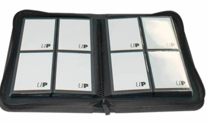 UP - Vivid: 4-Pocket Zippered PRO-Binder - Black