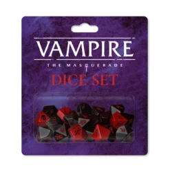 Vampire the Masquerade Dice Set MONTH OF DARKNESS