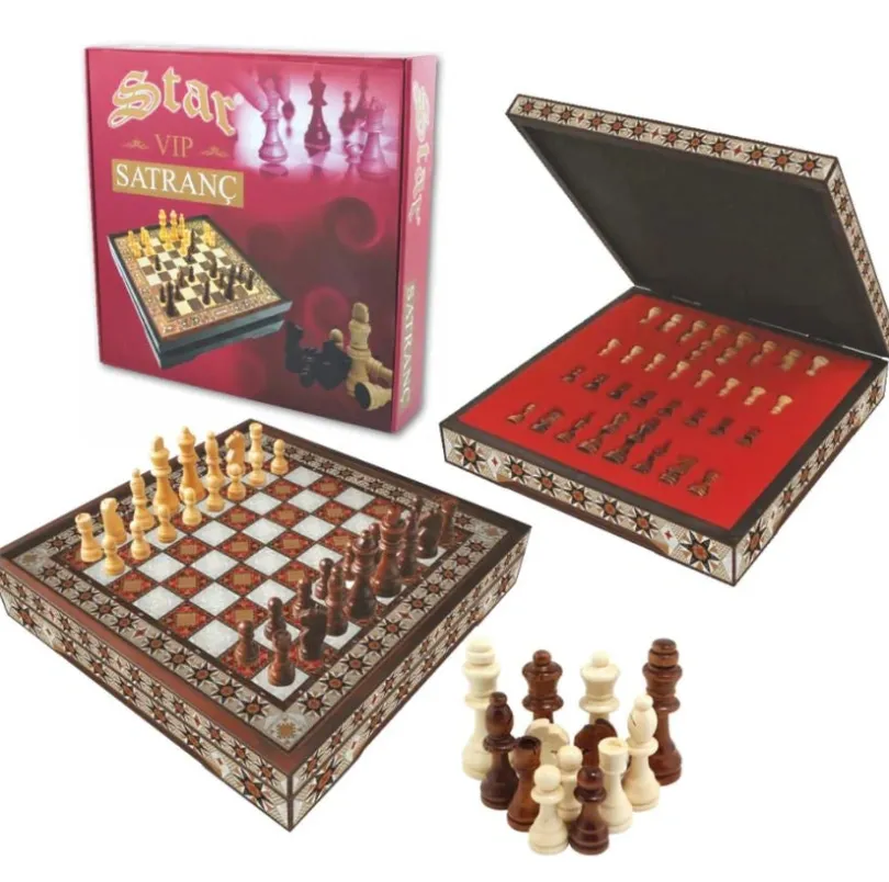 Vip Chess Set Hatem Lux L Size Star