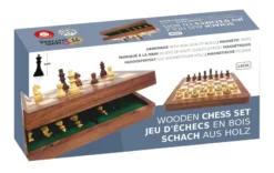 Wooden Chess Set: Magnetic 25 cm
