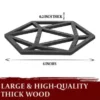 Wooden Dice Outline Décor Set