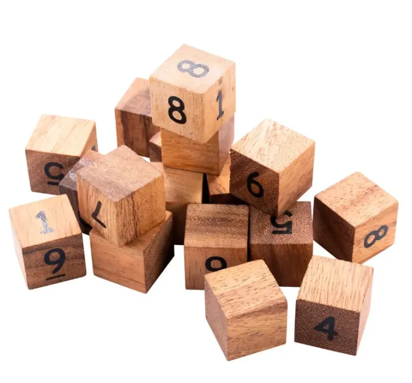 Wooden Sudoku Cube Puzzle