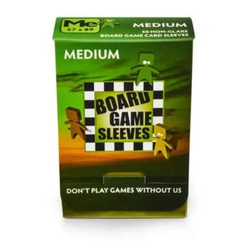 (57x89mm) Board Game Sleeves - Non-Glare: MEDIUM (50st)
