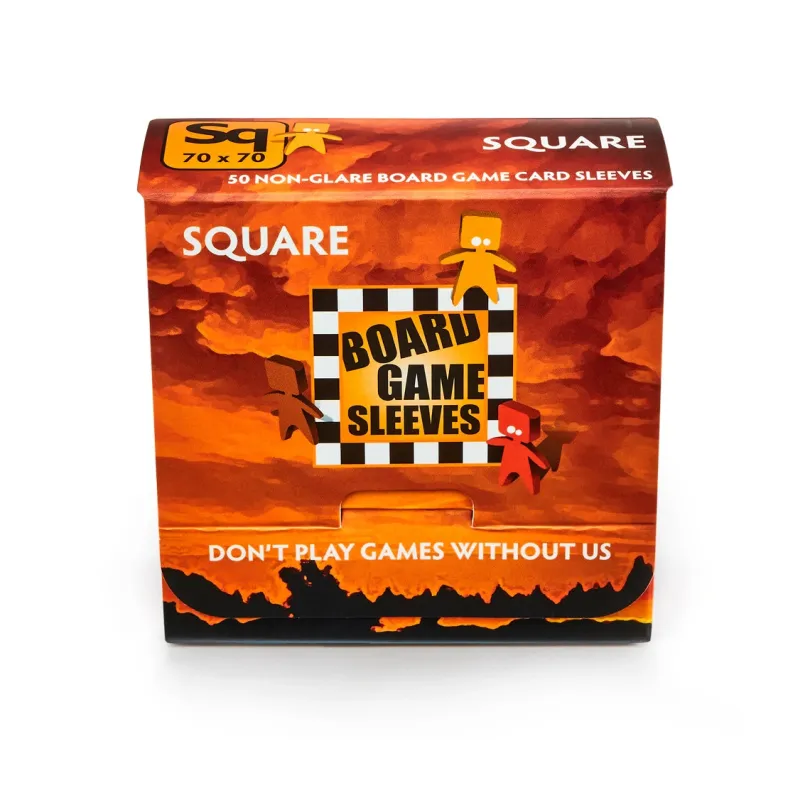 (70x70mm) Board Game Sleeves - Non-Glare: SQUARE 50 pack