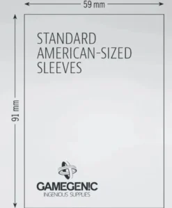 (59X91 mm) Gamegenic - Matte American Sleeves
