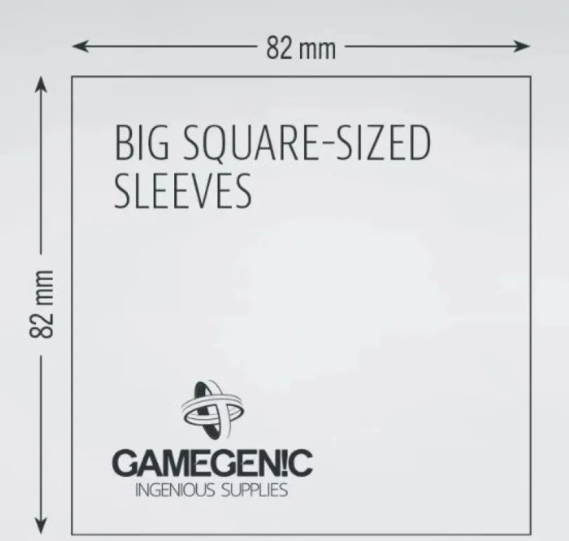 (82x82 mm) Gamegenic - Matte Big Square Sleeves
