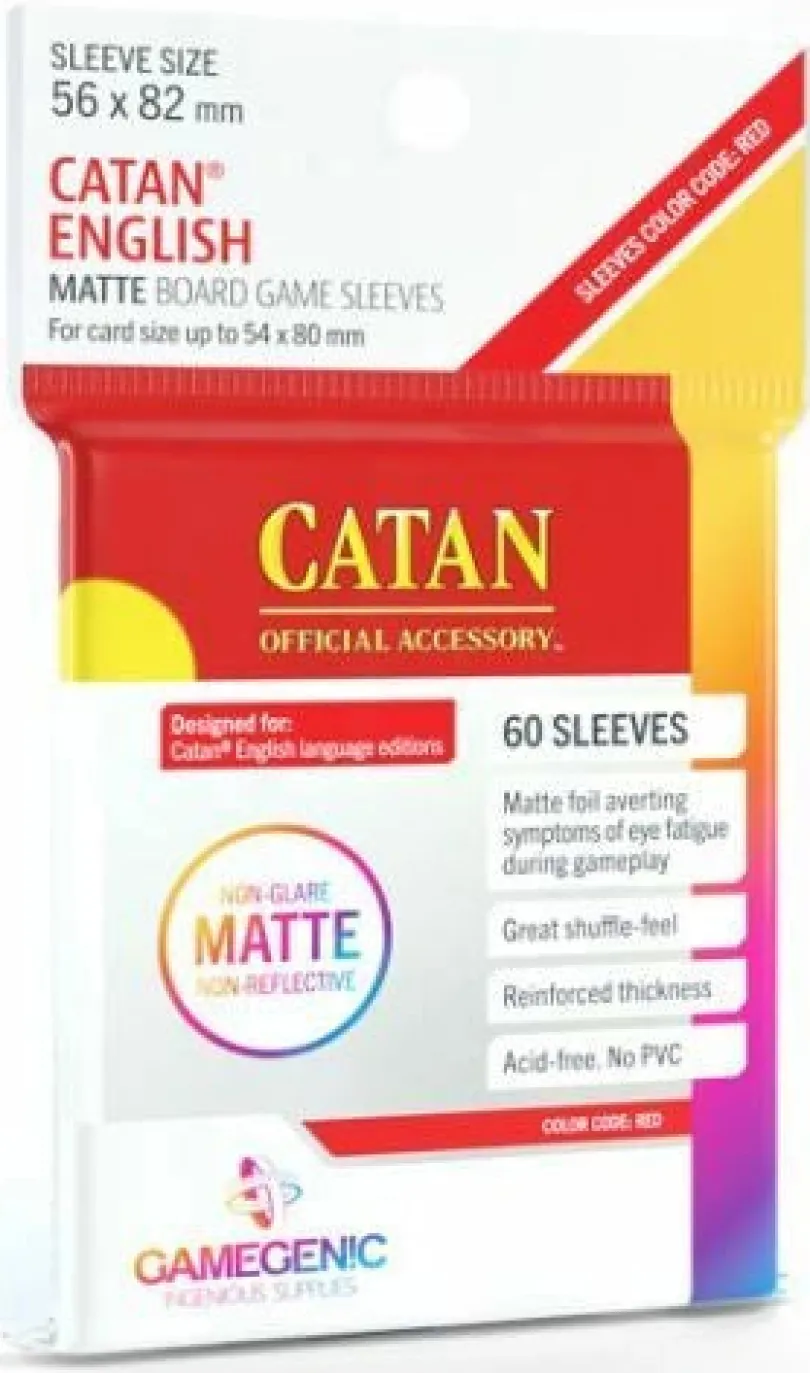 (56x82 mm) Gamegenic - Matte Catan Sleeves