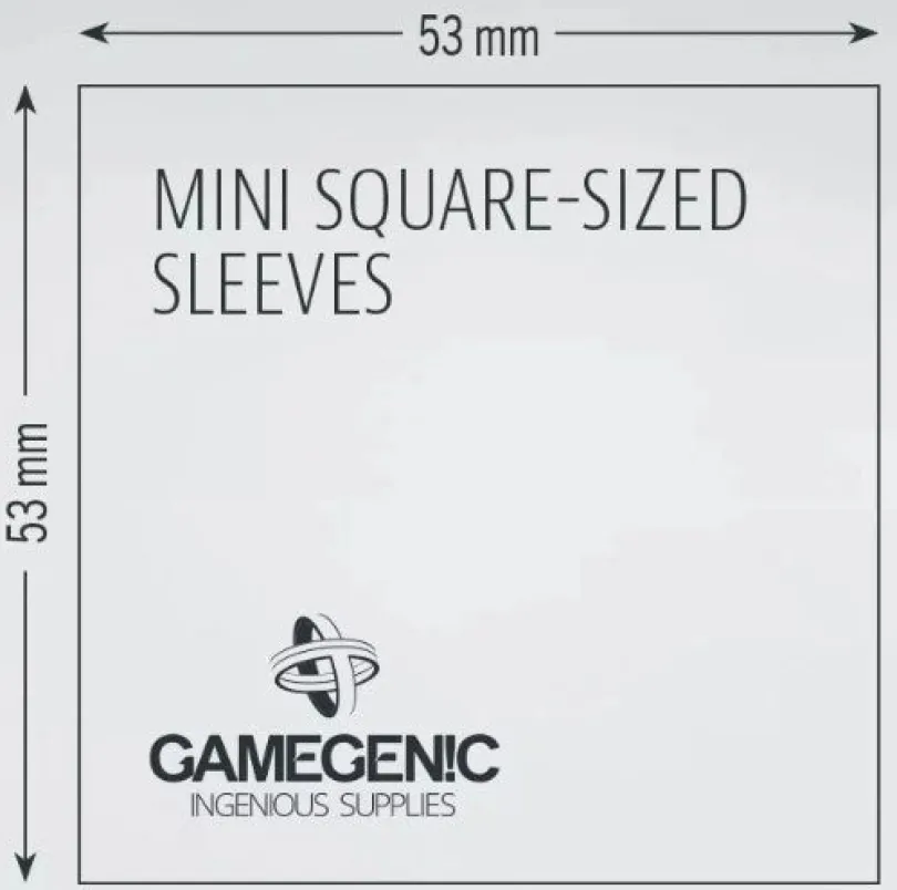 (53x53 mm) Gamegenic - Matte Mini Square Sleeves
