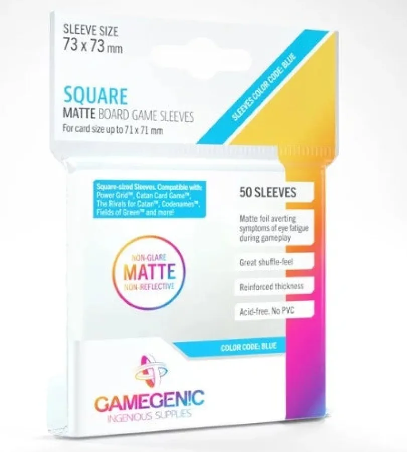 (73x73 mm) Gamegenic - Matte Square Sleeves