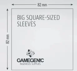 (82x82 mm) Gamegenic - PRIME Big Square Sleeves