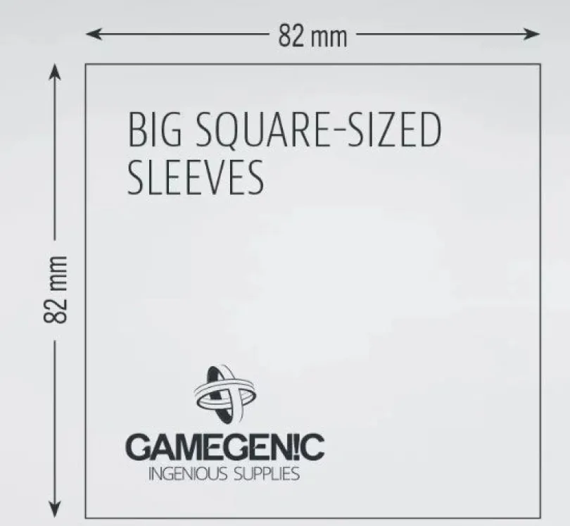 (82x82 mm) Gamegenic - PRIME Big Square Sleeves