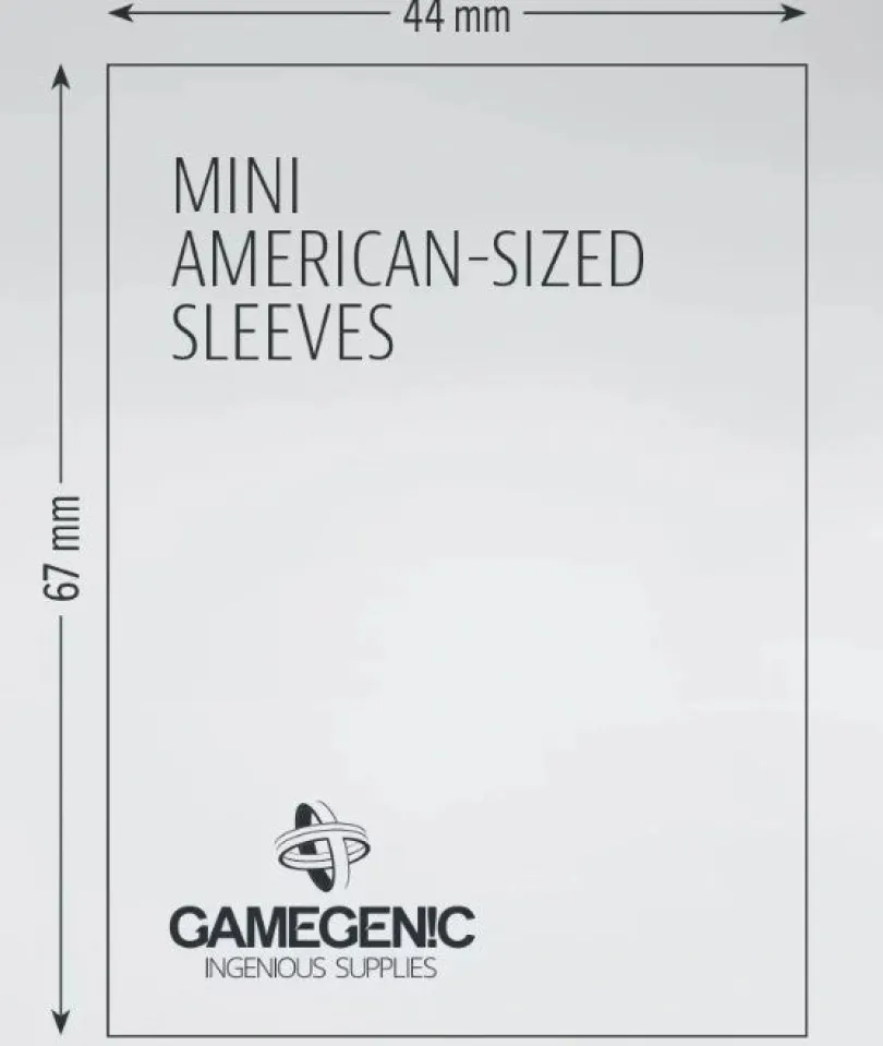 (44x67 mm) Gamegenic - PRIME Mini American Sleeves