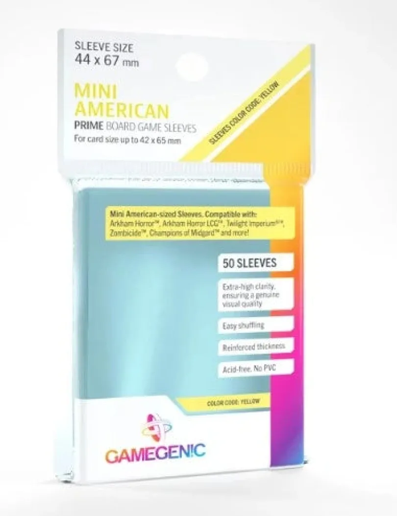 (44x67 mm) Gamegenic - PRIME Mini American Sleeves