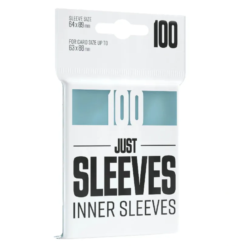 (64x89 mm) JUST SLEEVES - INNER SLEEVES (100 SLEEVES)