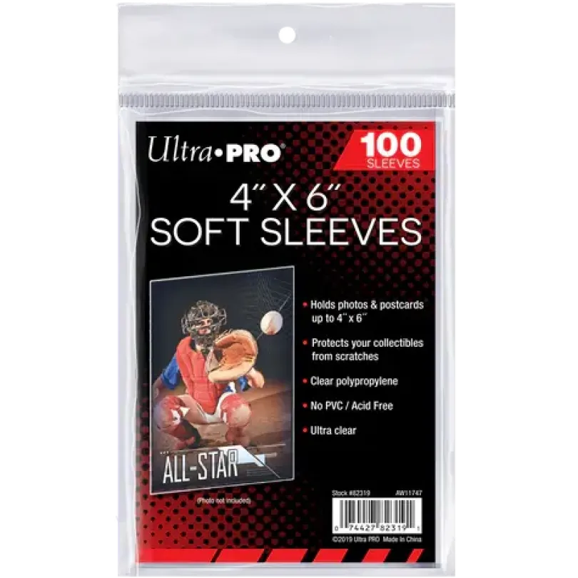 4" x 6" Soft Sleeves (100st)