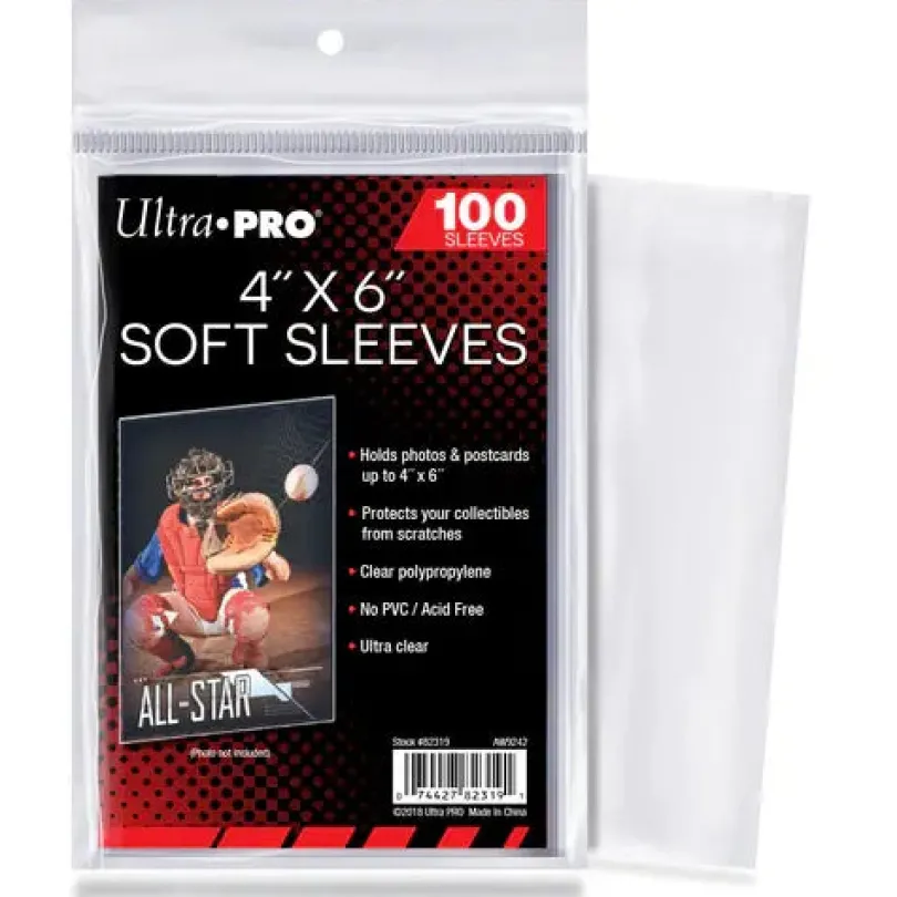 4" x 6" Soft Sleeves (100st)