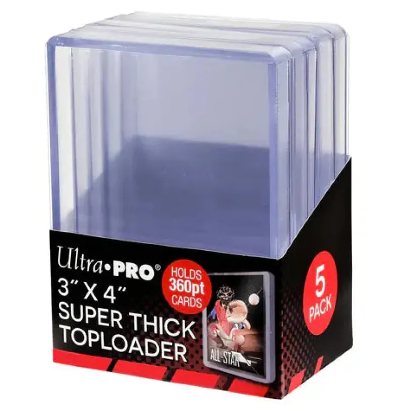 3" x 4" Super Thick 360PT Toploader (5st)