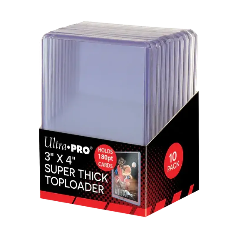 3" x 4" Super Thick 180PT Toploader (10st)