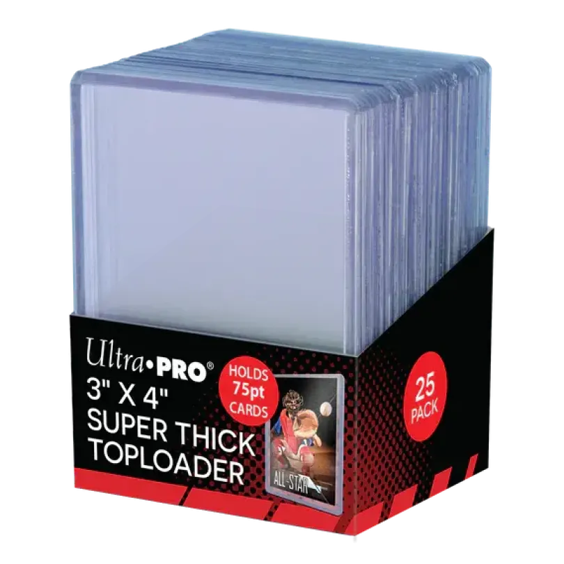 3" x 4" Thick 75PT Toploader (25st)