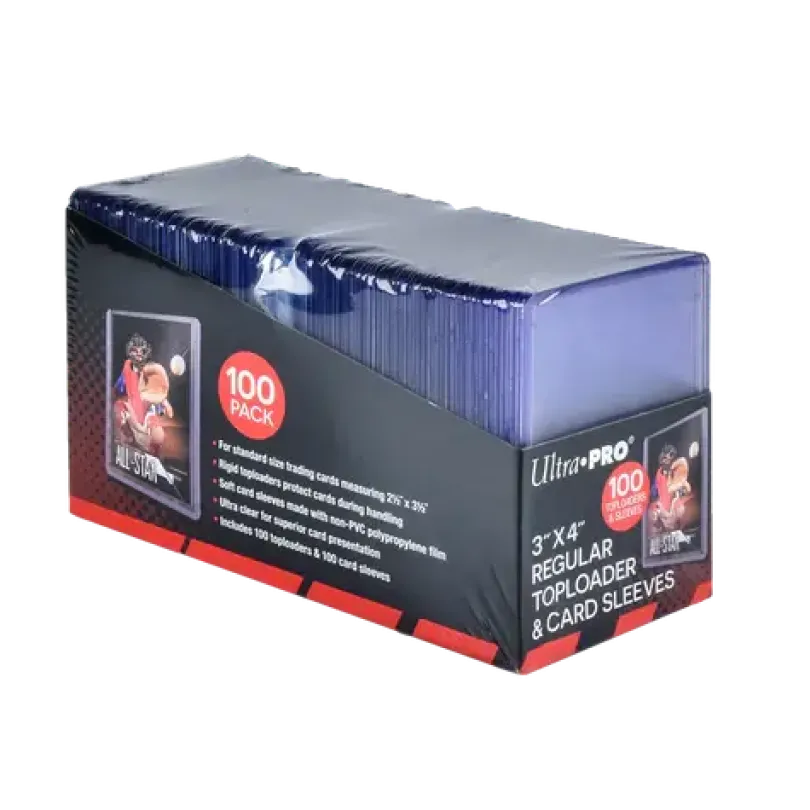 3 X 4 Toploaders Soft Sleeves Bundle 100st Ultrapro