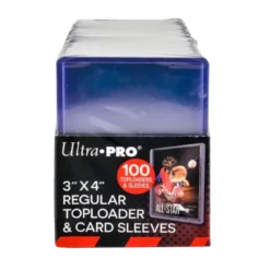 3 X 4 Toploaders Soft Sleeves Bundle 100st Ultrapro