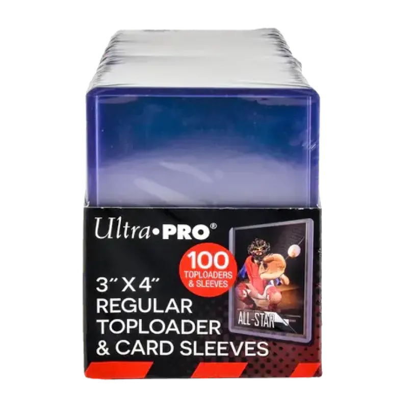 3 X 4 Toploaders Soft Sleeves Bundle 100st Ultrapro