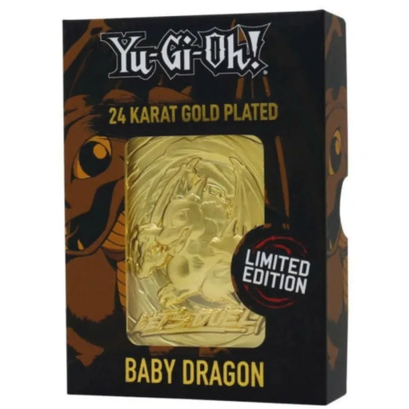 Yu-Gi-Oh! Limited Edition Gold Card Collectibles - Card Baby Dragon