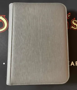 Zip Cardbinder 4 Pocket 80 Cards Grey